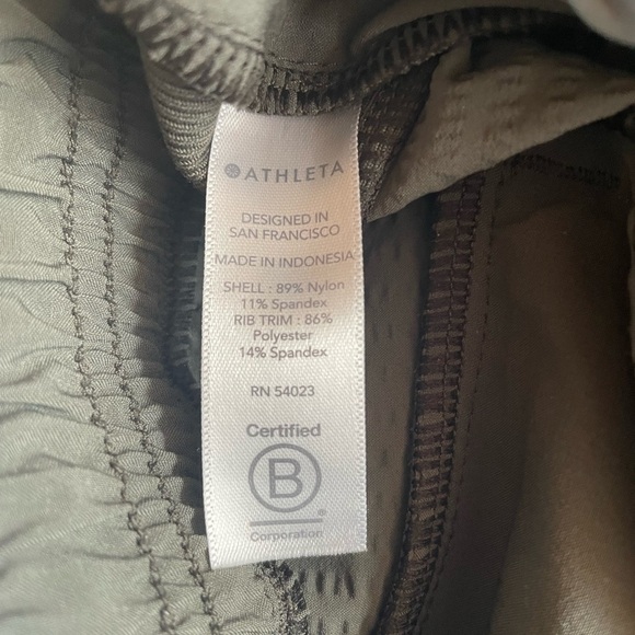 Athleta Textured‎ Brooklyn Jogger in Mountain Olive Size 10 - Picture 5 of 9